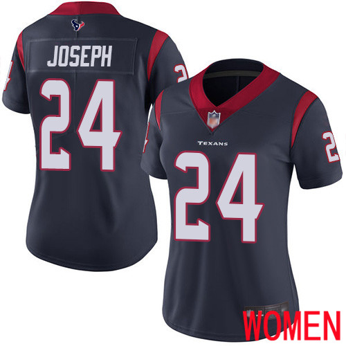 Houston Texans Limited Navy Blue Women Johnathan Joseph Home Jersey NFL Football 24 Vapor Untouchable